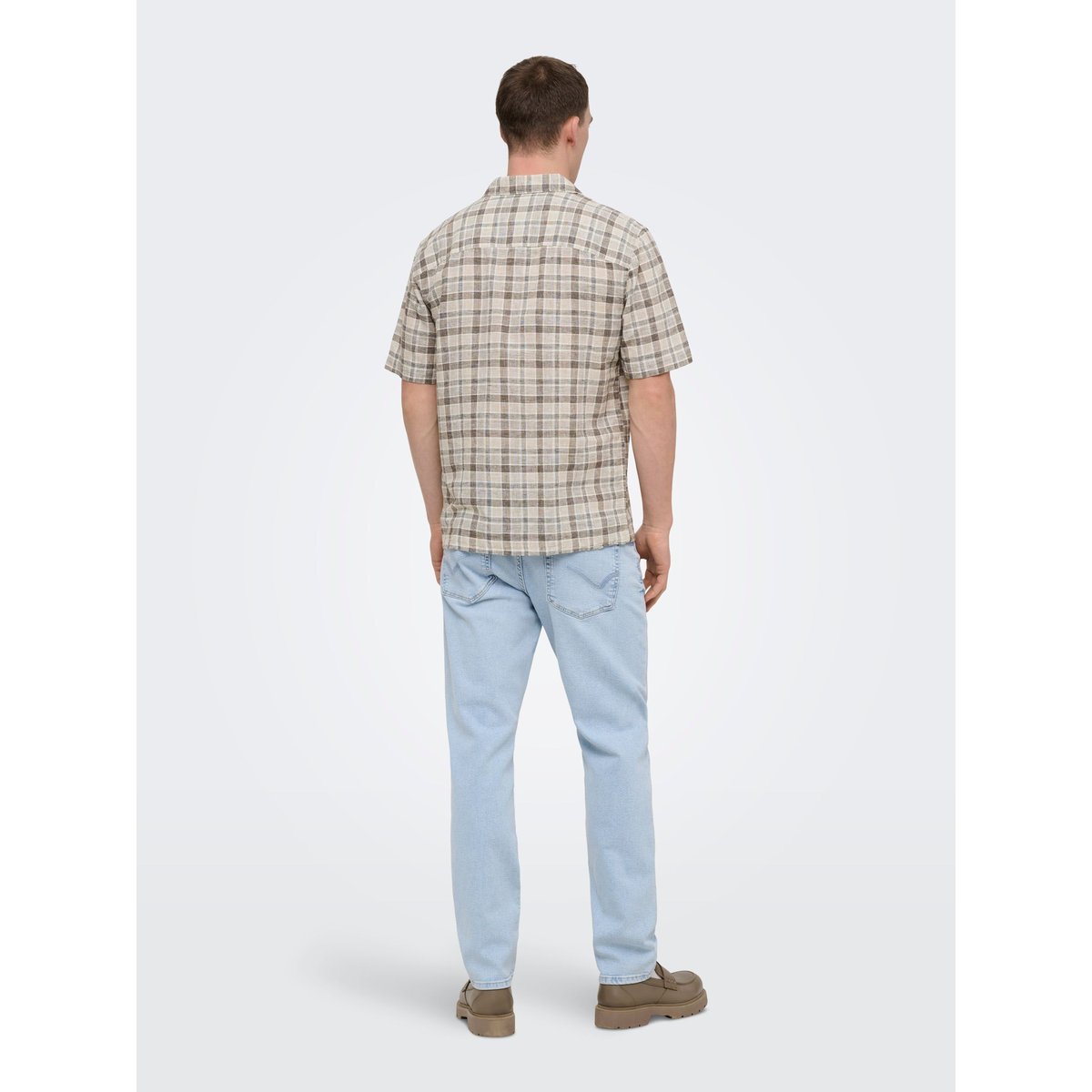 Chemise De Vacances coffee bean, ONLY & SONS