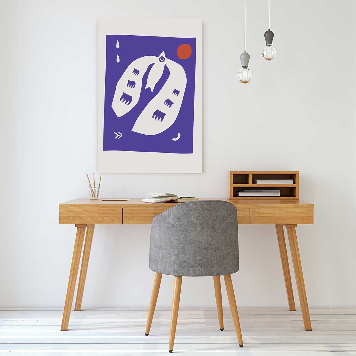 Tableau flying bird tableau alu dibond, HEXOA