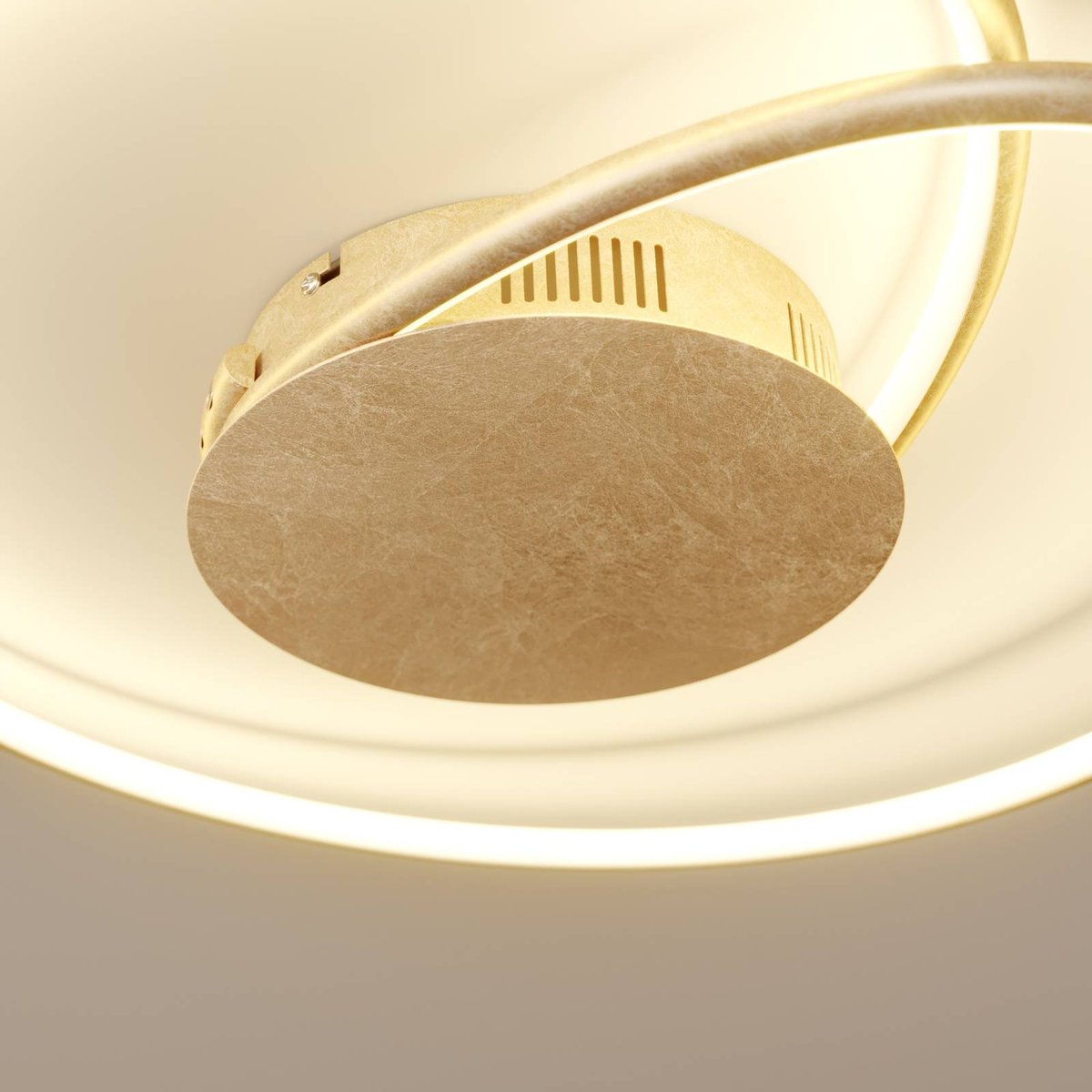 Plafonnier en métal moderneLED, Joline or, LINDBY