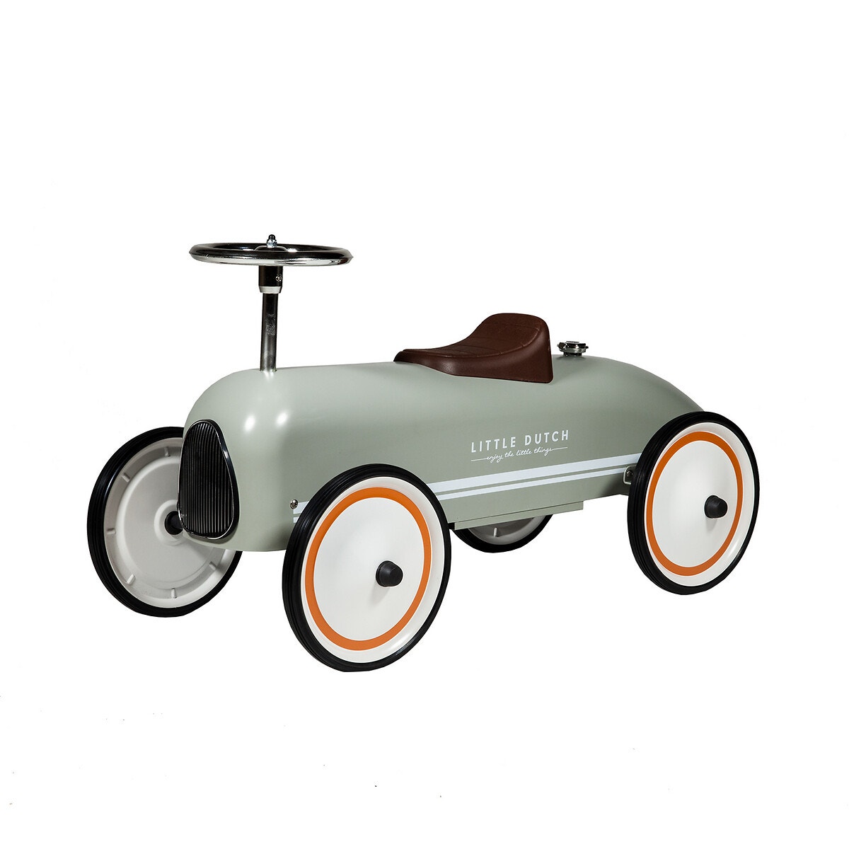 Voiture Rétro Roller olive, LITTLE DUTCH
