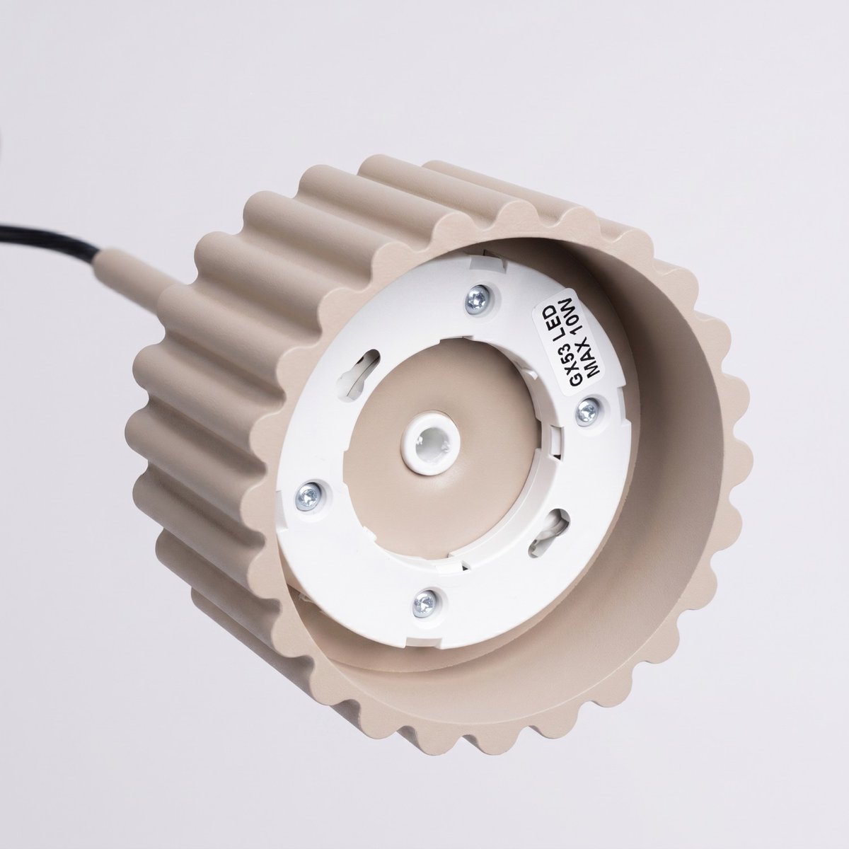 Suspension Aluminium Taupe Gx53 1 AURA taupe, EDEN