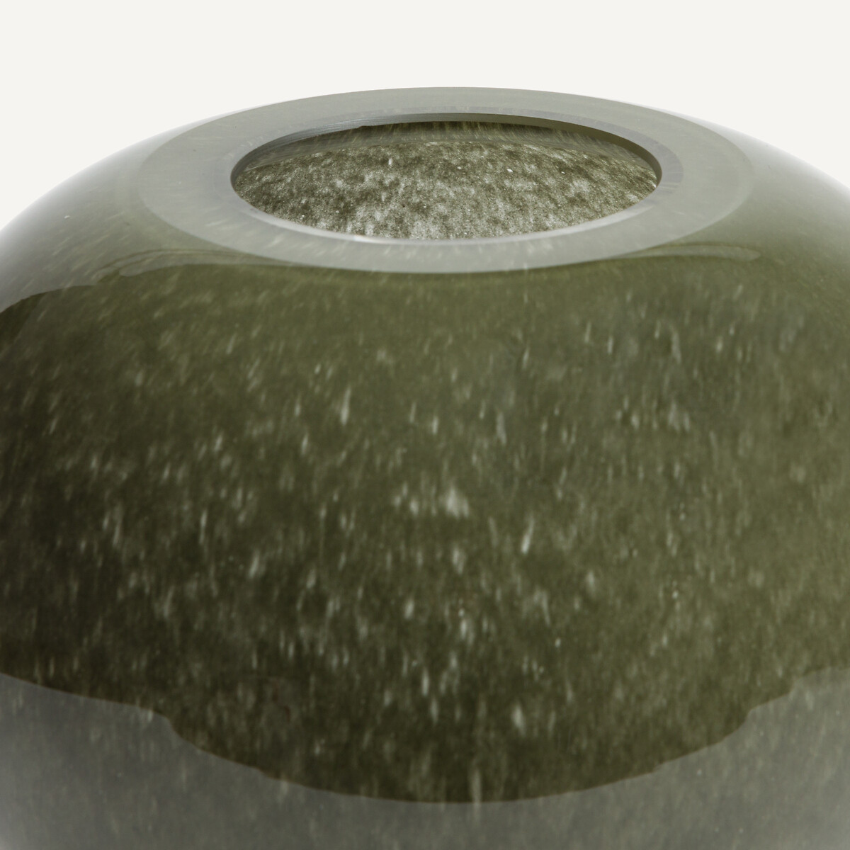 Fysa Hand-Blown Glass Vase, H29.6cm green, AM.PM