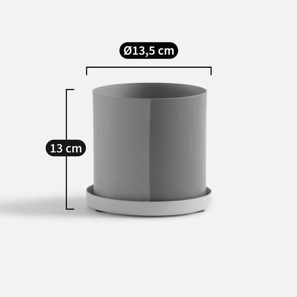 Vaso em ferro Ø13,5 cm, Palavas multicolor, LA REDOUTE INTERIEURS