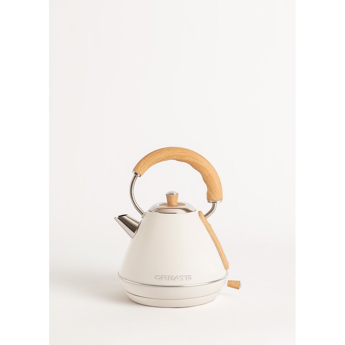 Pack grille-pain + bouilloire KETTLE (1L) & TOAST RETRO (petit) blanc cassé, CREATE