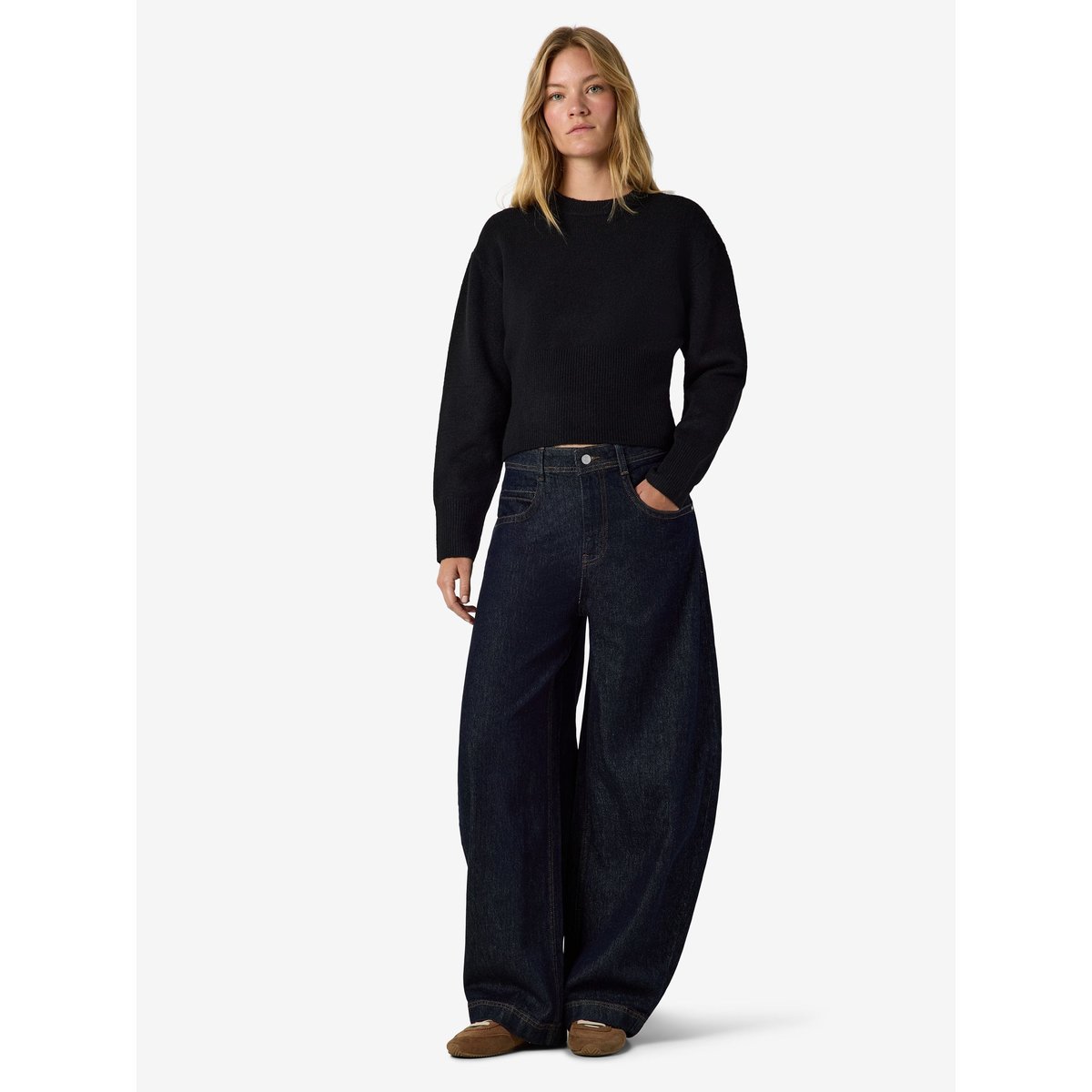 Pull En Maille noir - black1, NOISY MAY