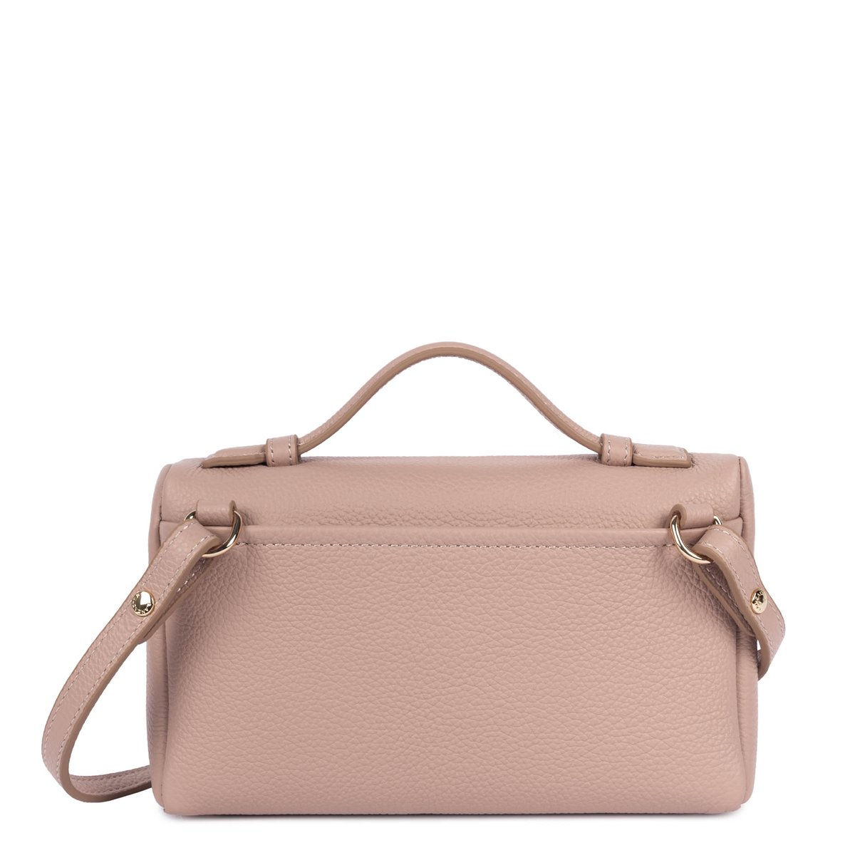 Petit sac boite MILANO TRÉSOR nude, LANCASTER