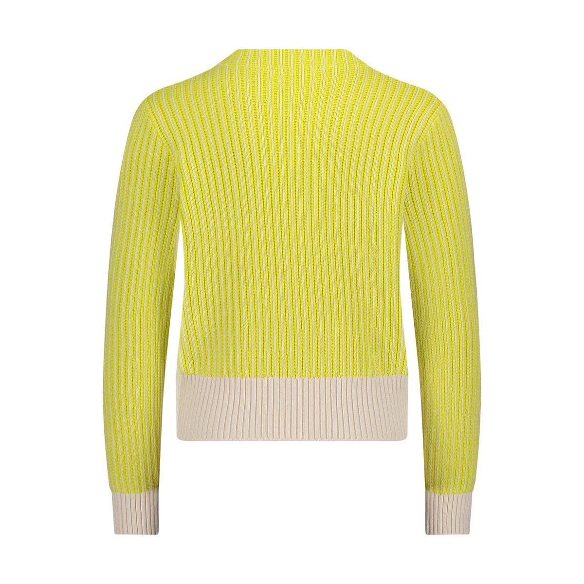 Pull-over en maille à détails tricotés cream/yellow, BETTY & CO