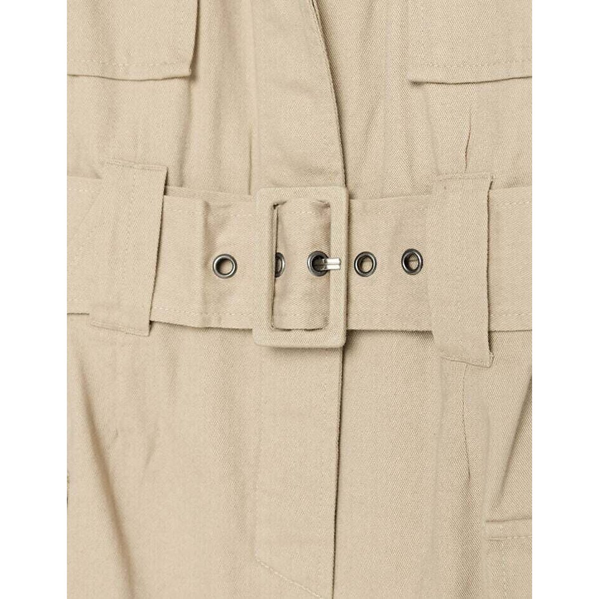 Robe chemise sans manches ceinturée lin, IKKS