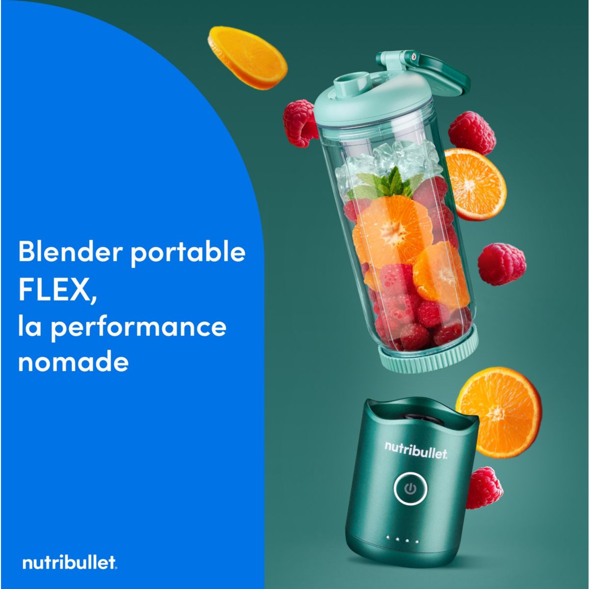 Blender FLEX - Evergreen NBP013GR couleur unique, NUTRIBULLET