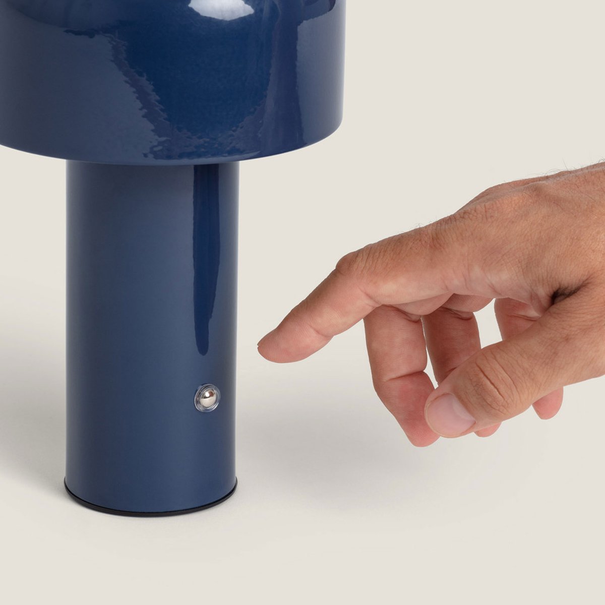 Lampe à poser LED sans fil rechargeable- ZENO bleu, DRAWER