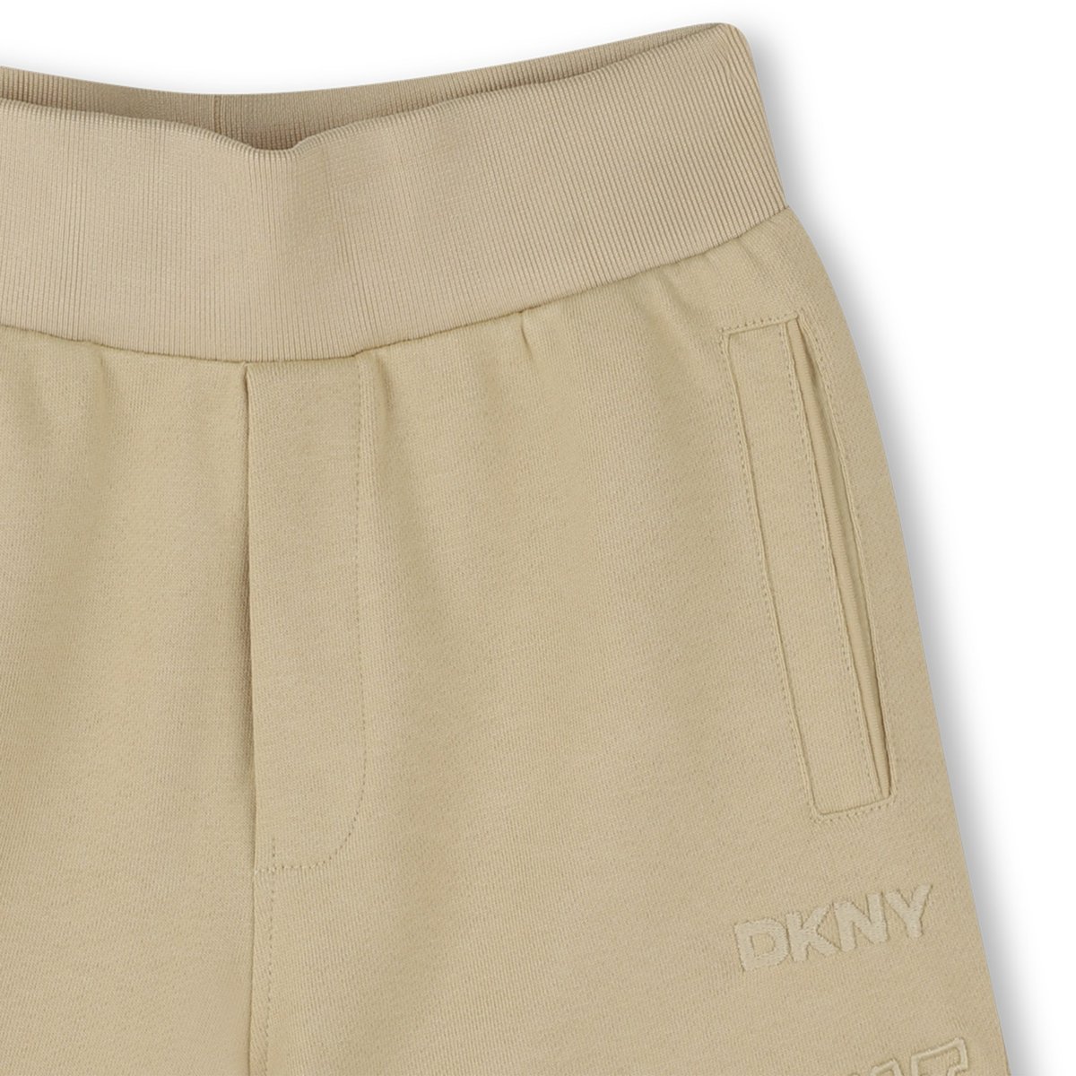 Short bermuda en polaire de coton new classic, DKNY