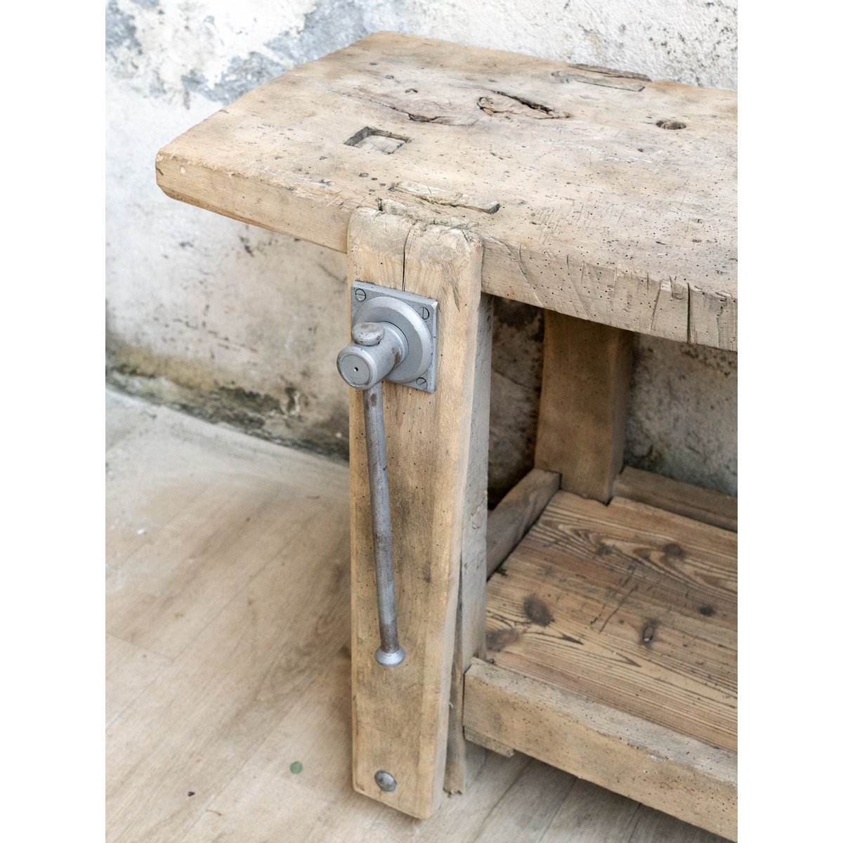 Etabli en bois Fernand N°464 - Bon état bois clair, DEBONGOUT