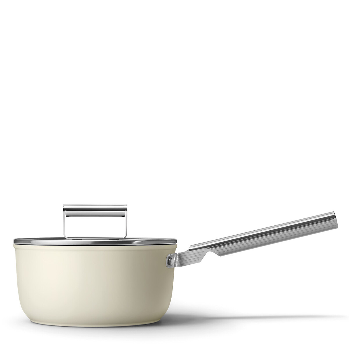 Tacho antiaderente, 20cm, SMEG creme, SMEG