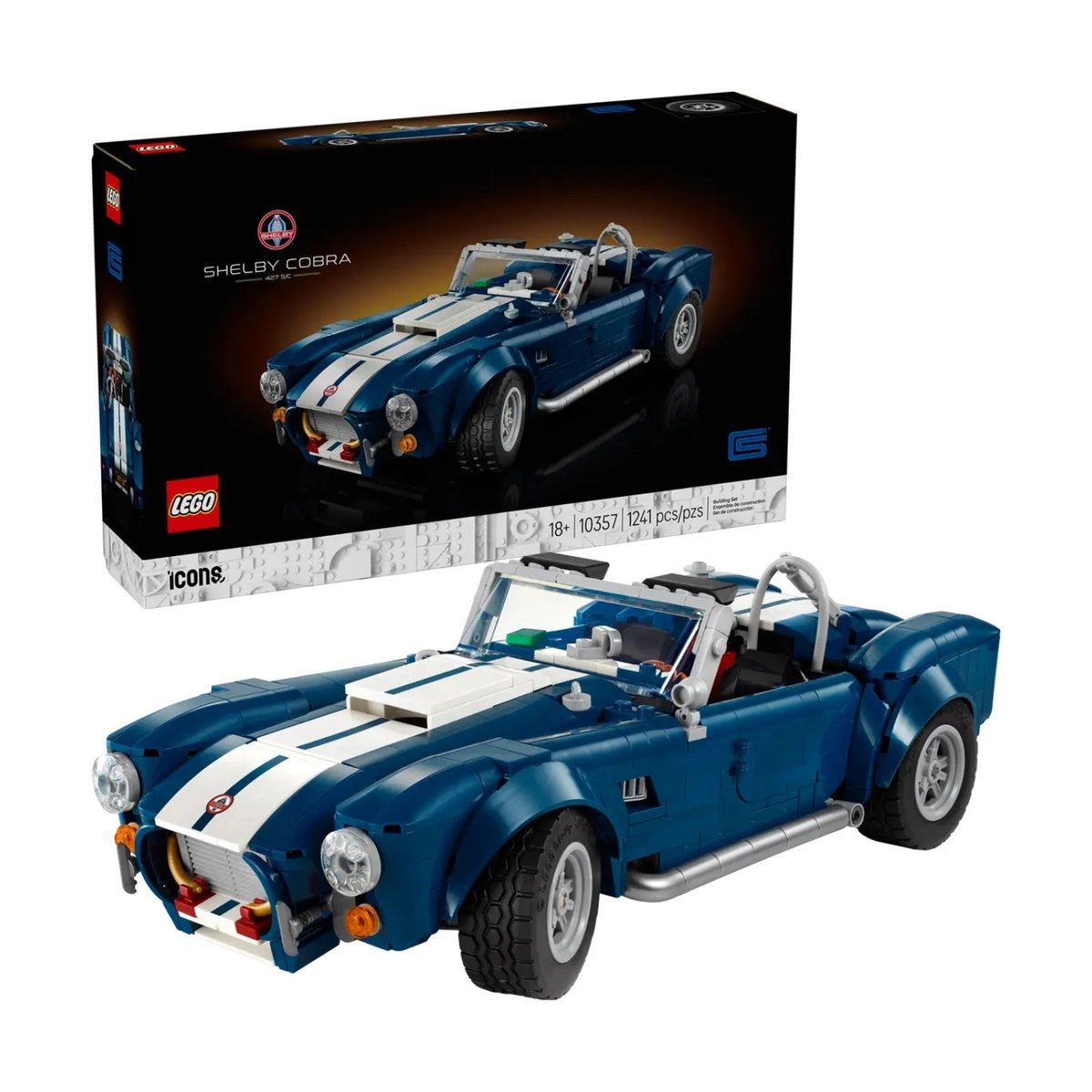Icons Shelby Cobra 427 S/C multicolore, LEGO