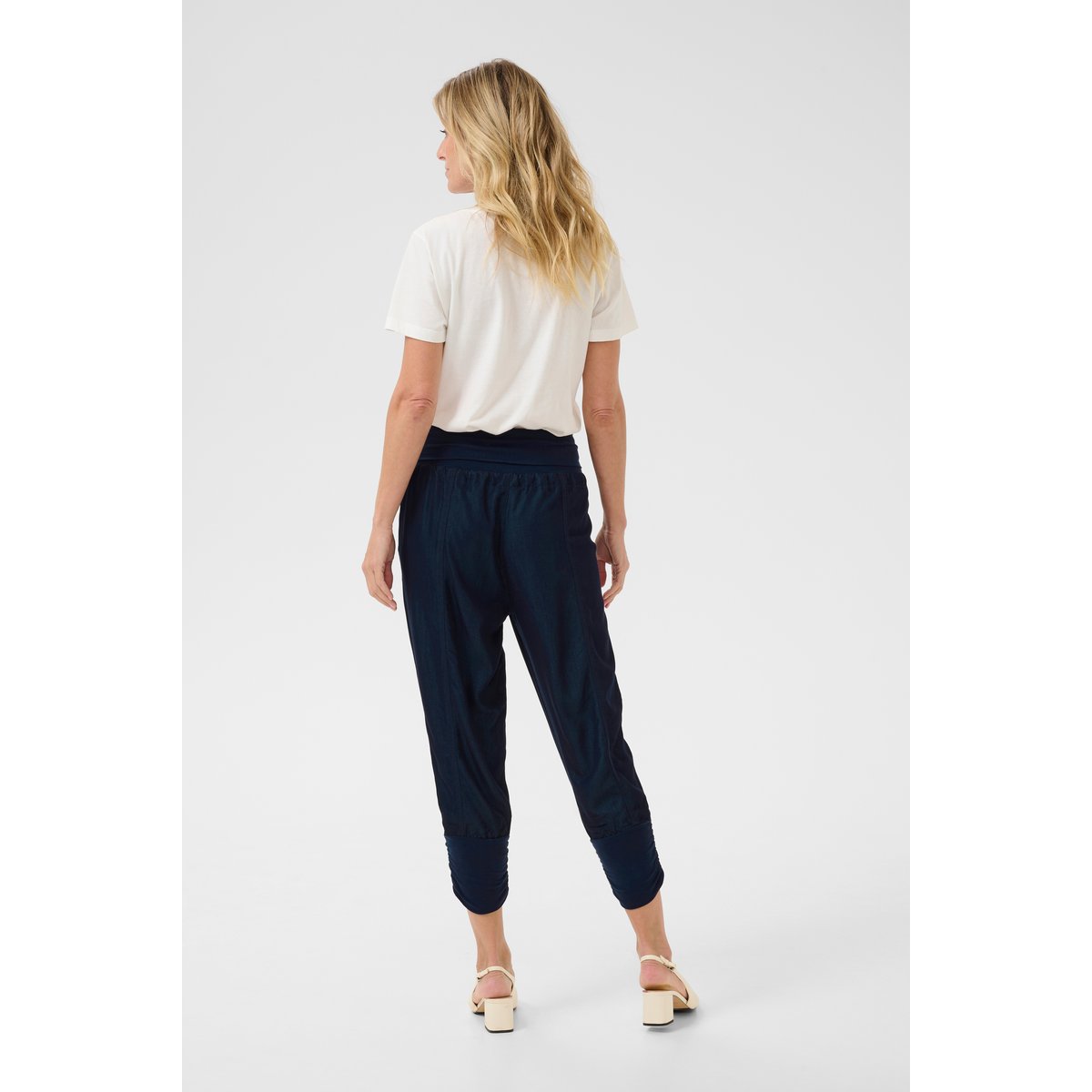 Pantalon casual bleu navy blazer, CREAM