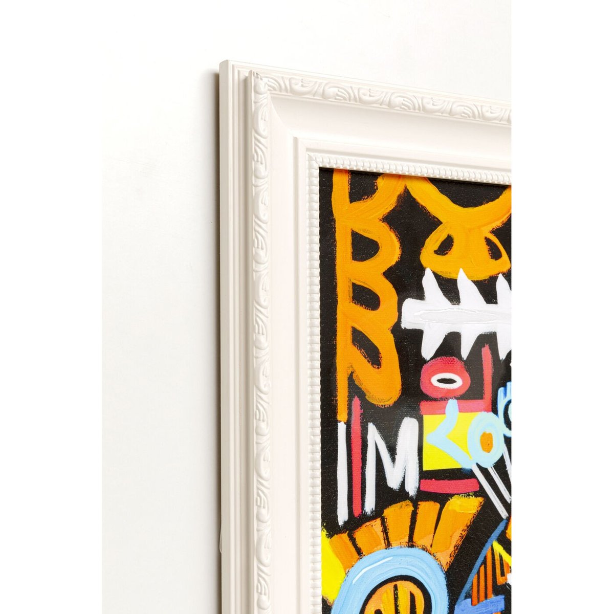 Tableau visage graffiti multicolore, KARE DESIGN