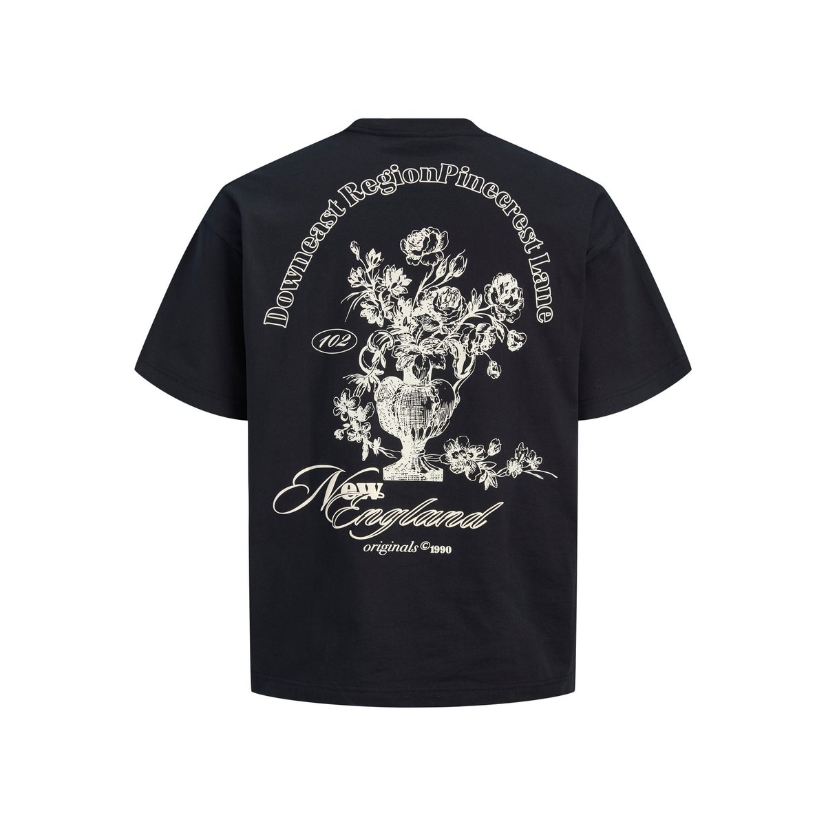 T-Shirt noire - black, JACK & JONES