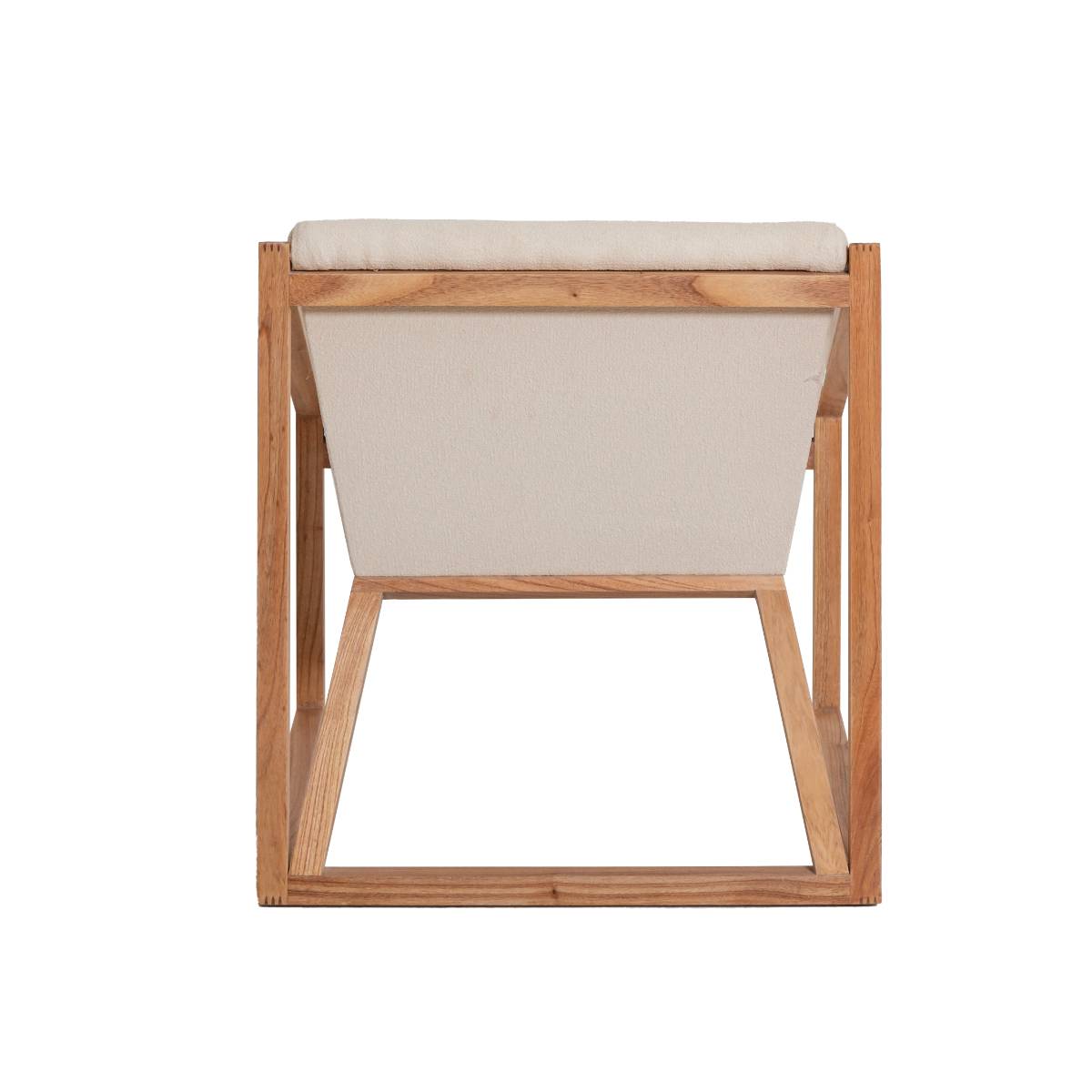 Fauteuil en bois de mindy SUZIE blanc, MADE IN MEUBLES 