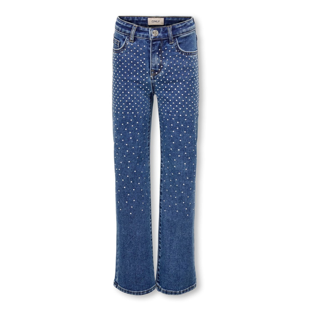 Jean À Jambe Large medium blue denim, KIDS ONLY