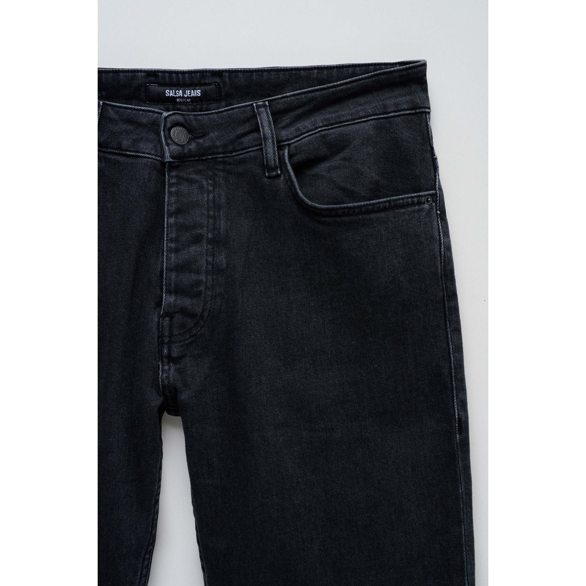 JEAN REGULAR S-REPEL noir, SALSA JEANS