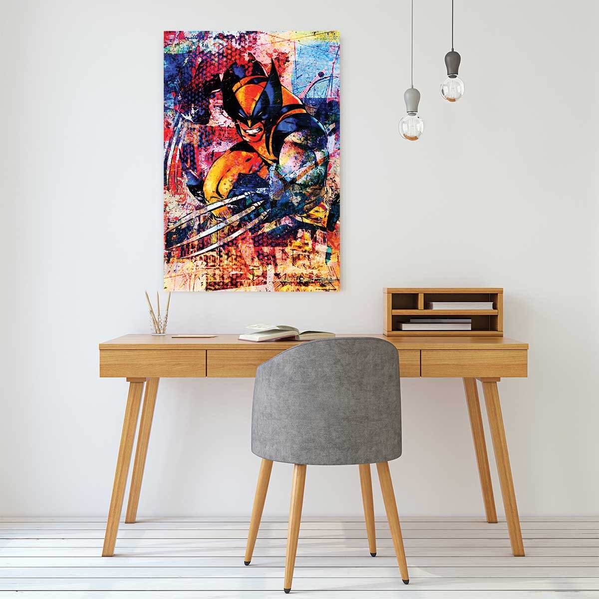 Tableau wolverine street tableau alu dibond, HEXOA
