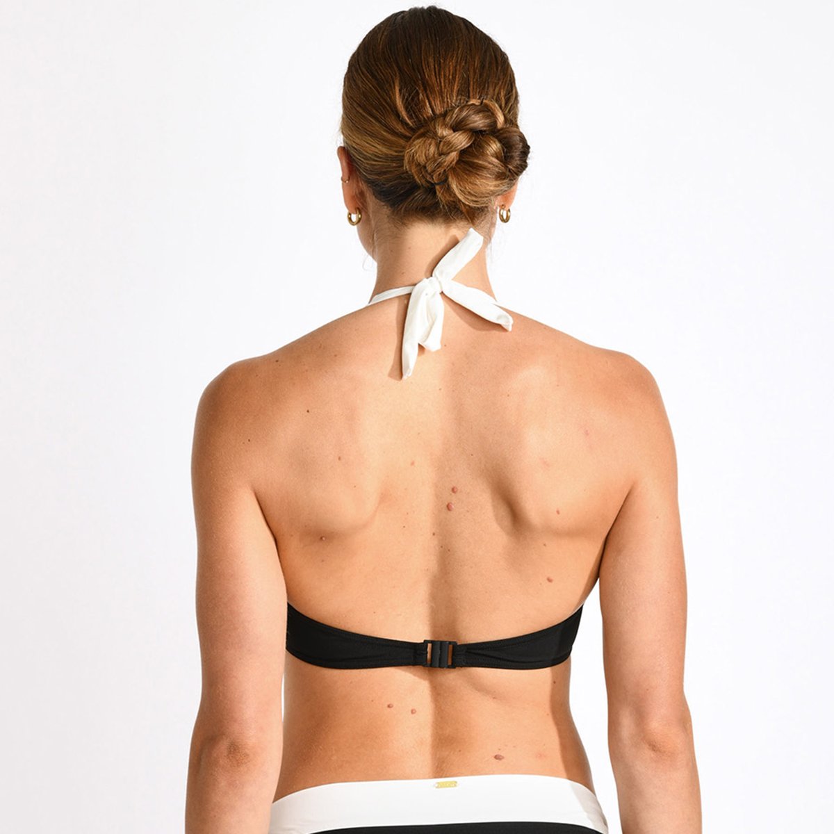 Haut de maillot triangle Lyanna - VALERIA noir, LIVIA