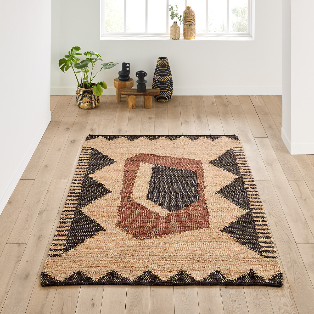 Tapis 93% jute, Euphie multicolore, LA REDOUTE INTERIEURS