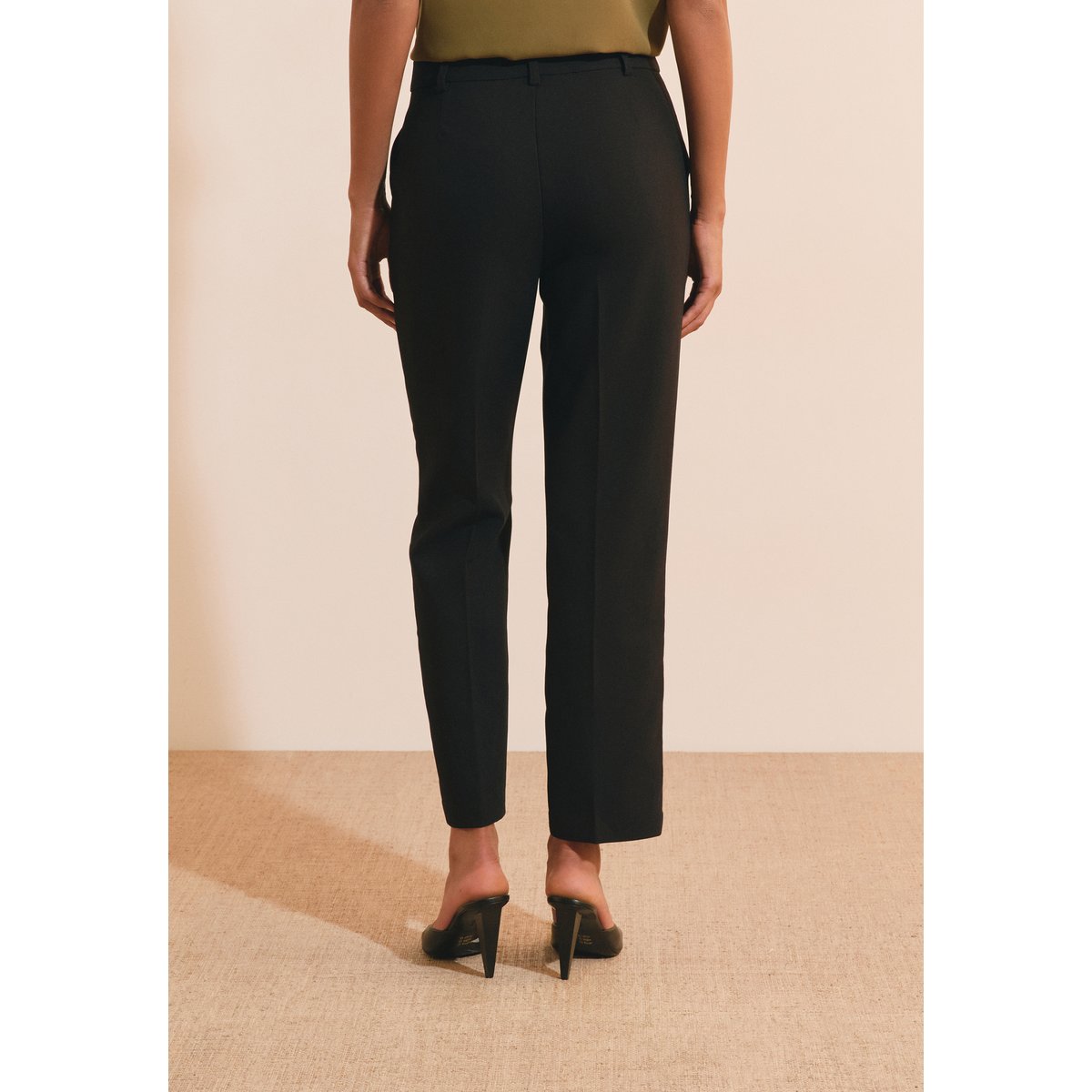 Pantalon droit JULIA noir, ETAM