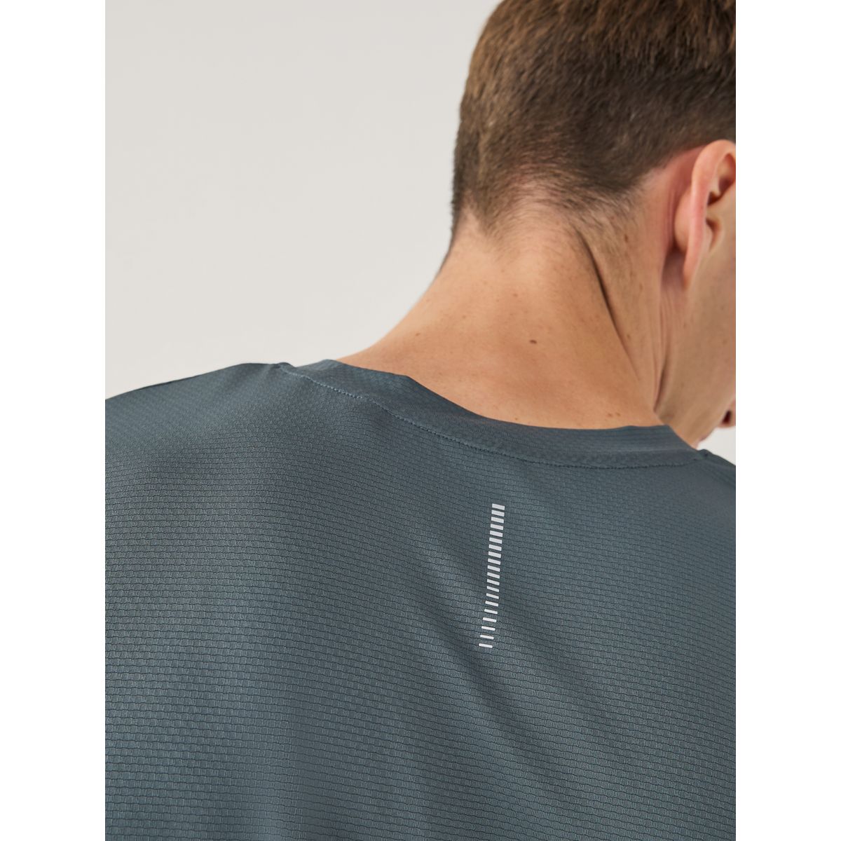 T-shirt de sport texturé active gym gris ardoise, NEXT