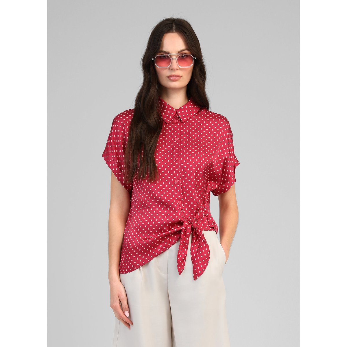 Chemise KAVINY doriva framboise, AN'GE