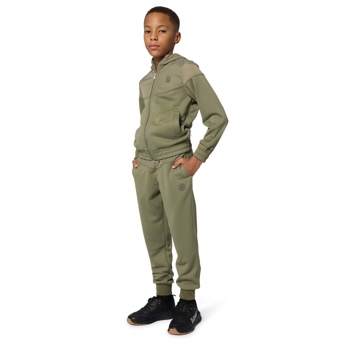 Cardigan jogger tilleul, BOSS KIDSWEAR