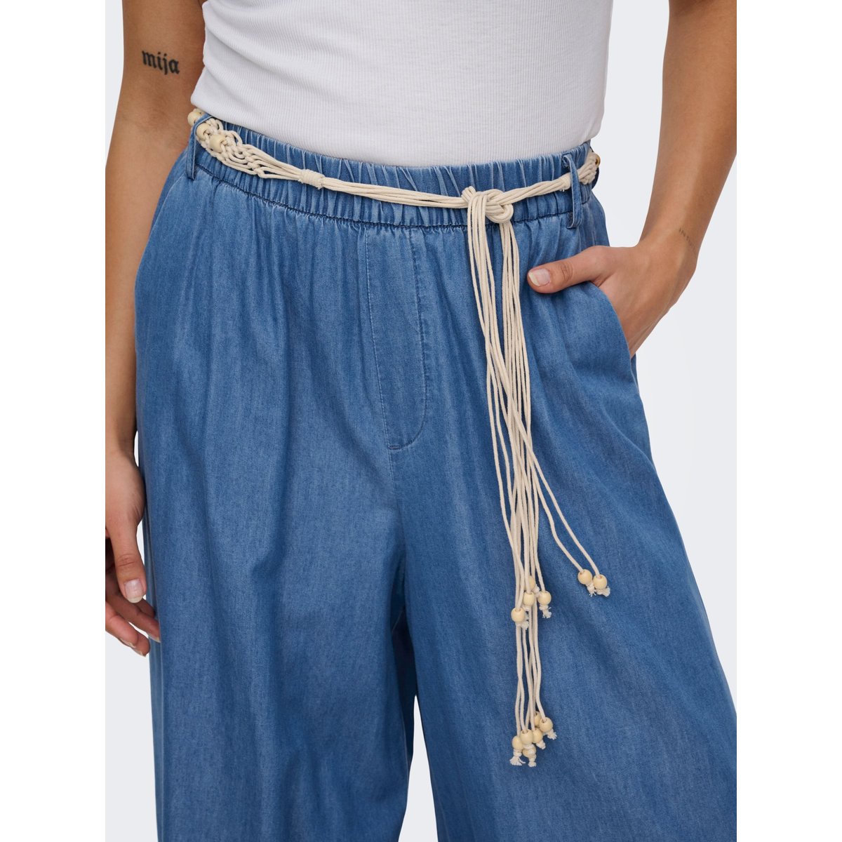 Jean À Jambe Large medium blue denim, ONLY