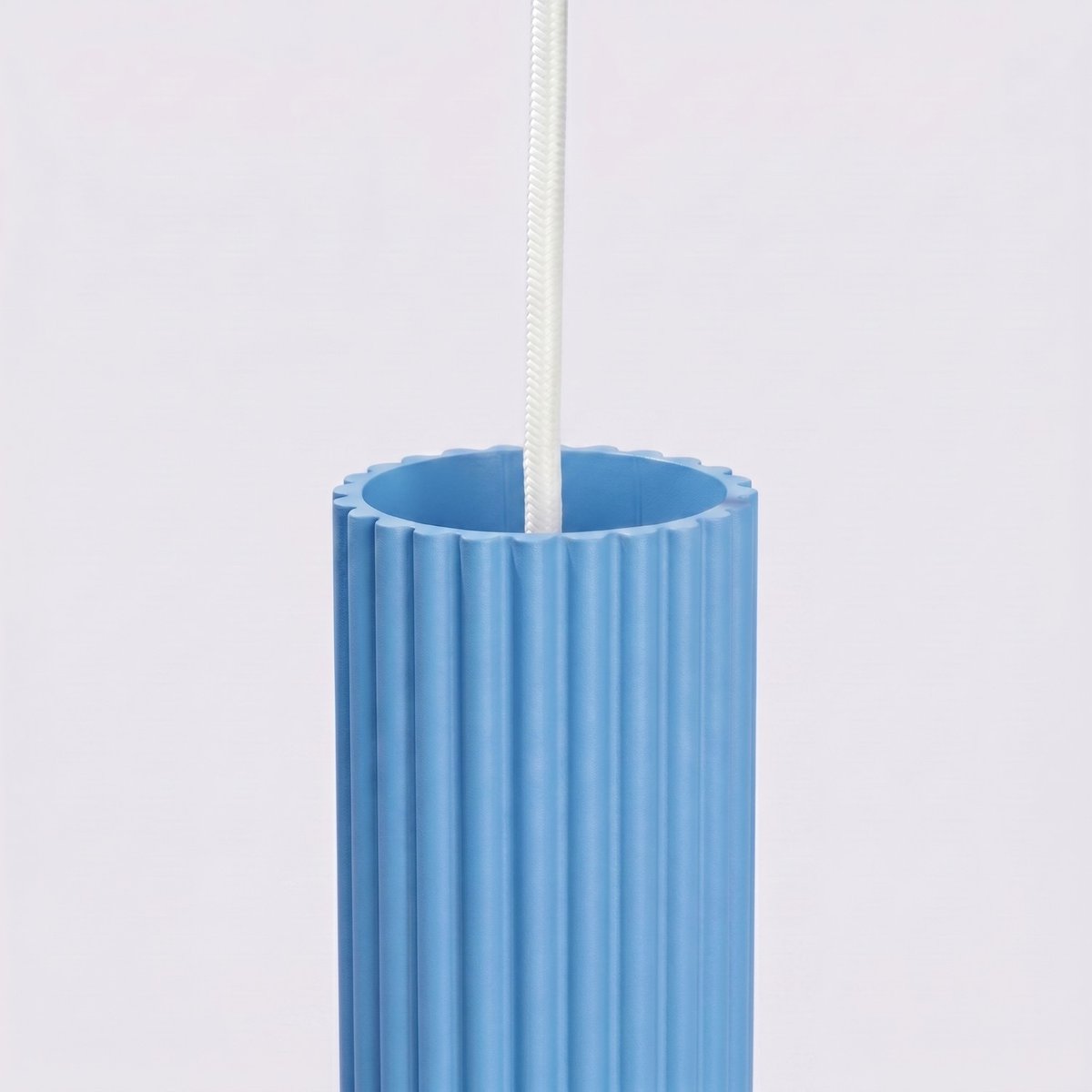 Suspension Aluminium Bleu GU10 3 Karbon bleu, EDEN