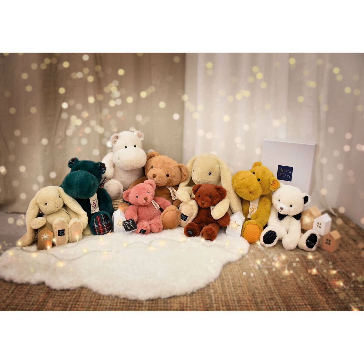 Doudou Le Nounours 28cm cannelle, HISTOIRE D'OURS