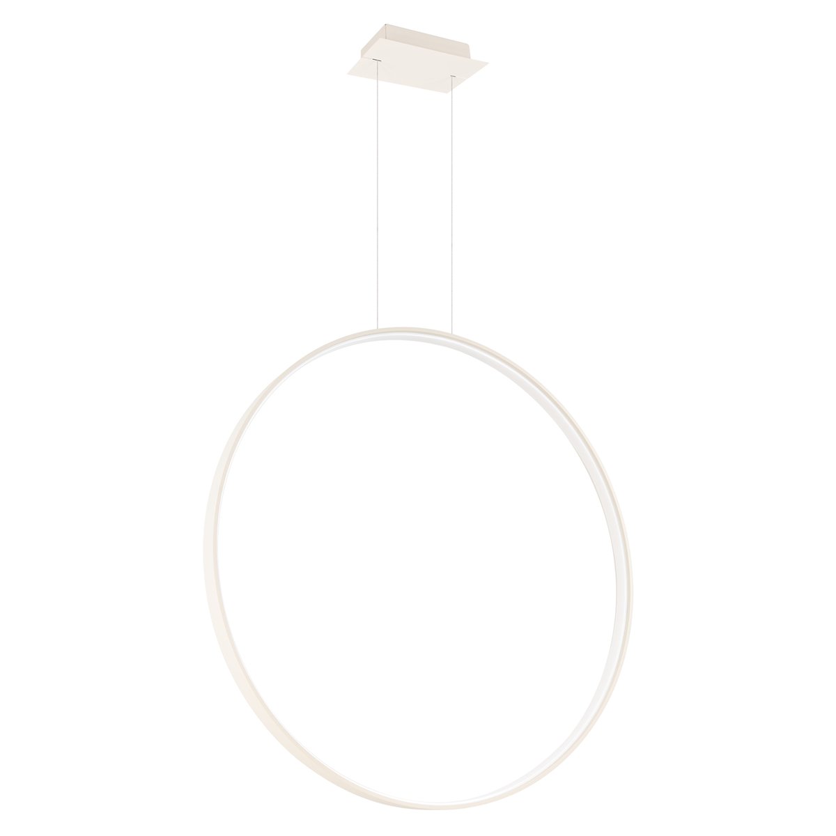 Suspension Aluminium Beige LED 1 Rio beige, EDEN