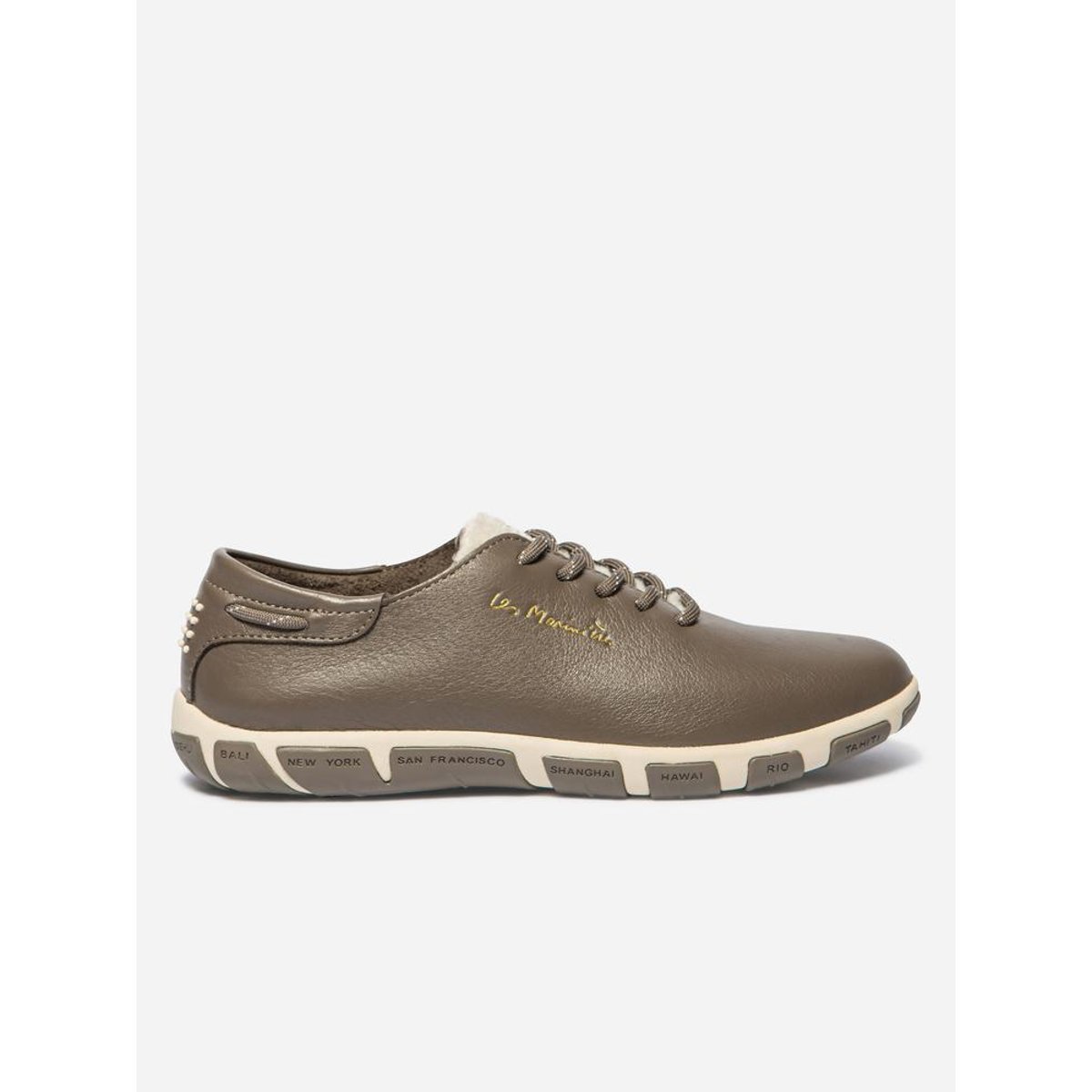 Tennis toile JAZAFUR taupe, TBS