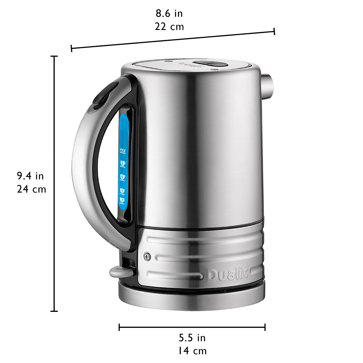 Architect 1.5L Jug Kettle black, DUALIT