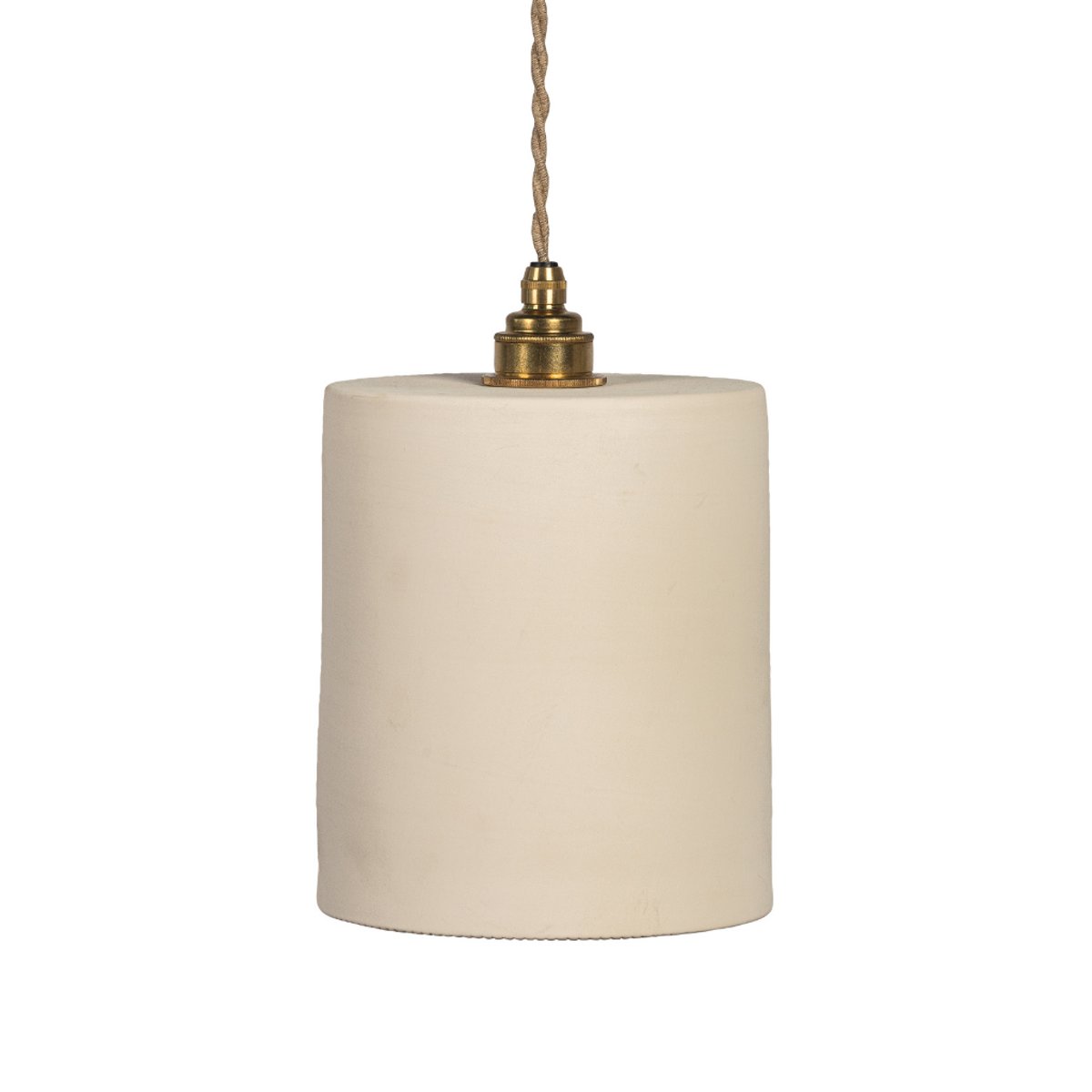 Suspension en terre cuite COLETTE blanc, HYDILE