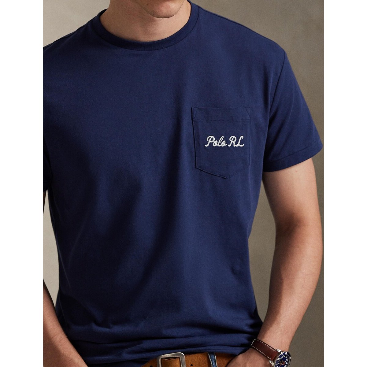 T-shirt Polo Bear Custom Slim Fit navy, POLO RALPH LAUREN