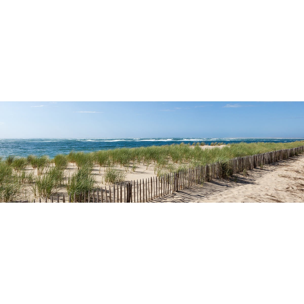 Tableau Mural Bord De Mer Arcachon PLAGE tableaux sur toile-bleu, CEANOTHE