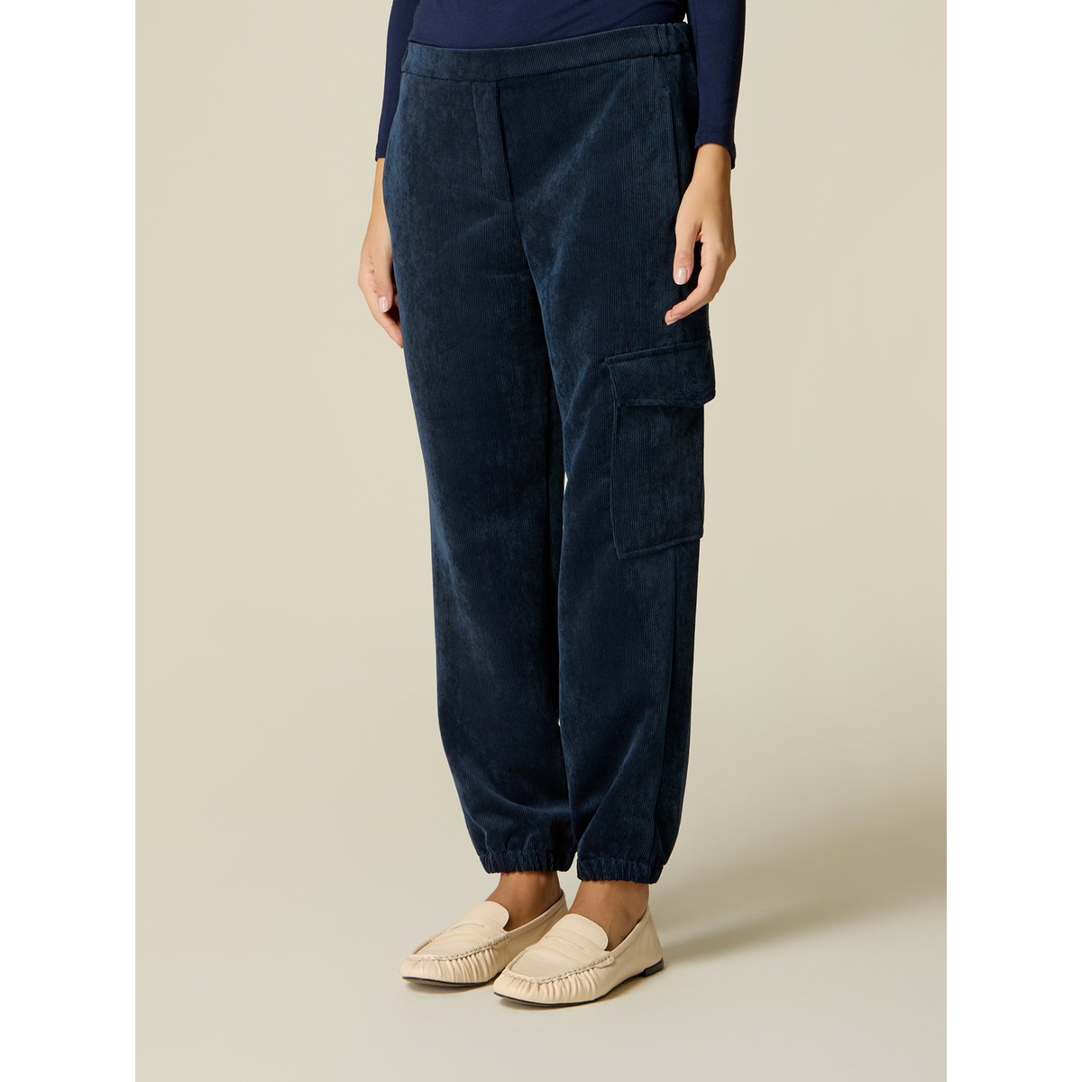 Pantalon cargo bleu, OLTRE