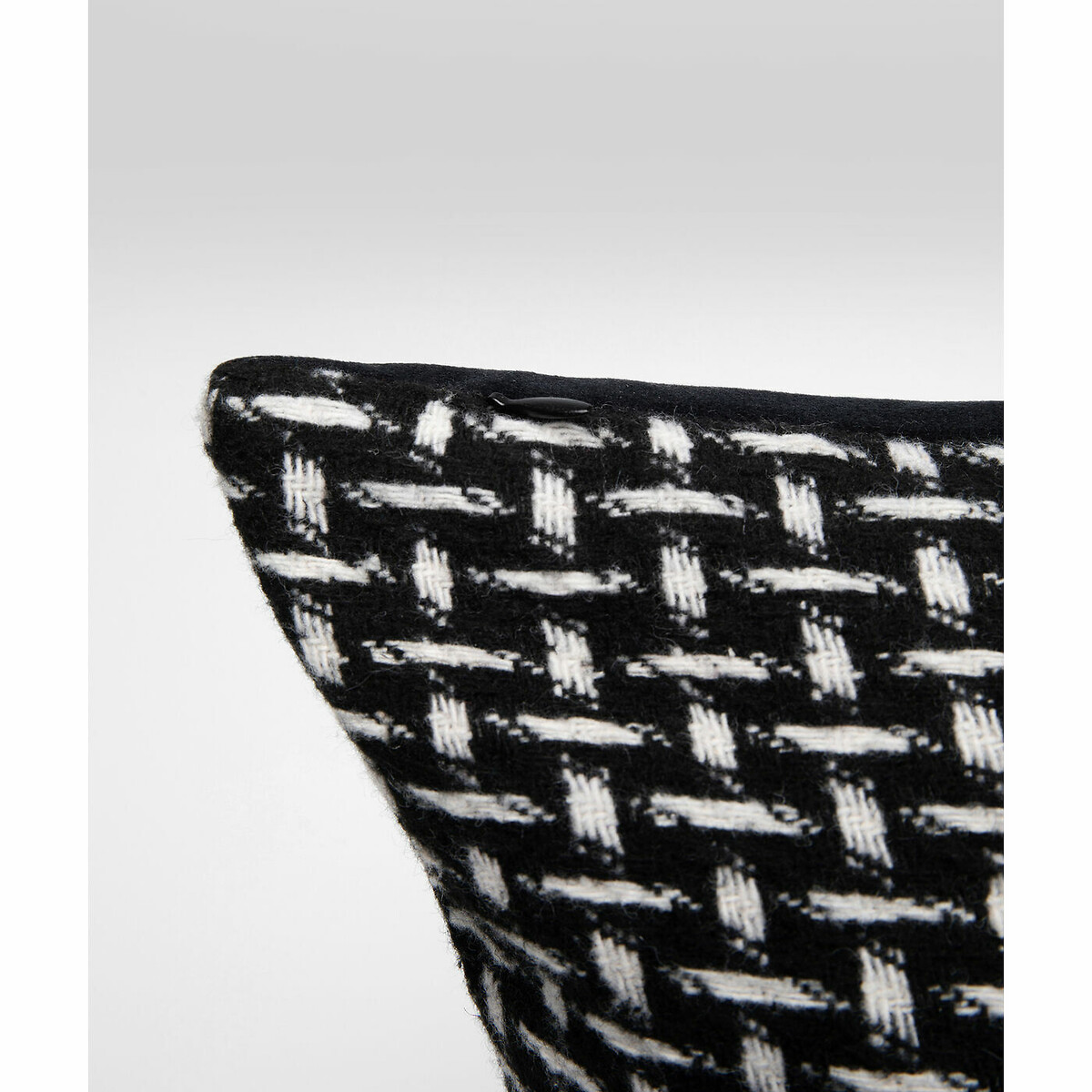 Coussin Ella Duo 45x45cm noir, KARE DESIGN
