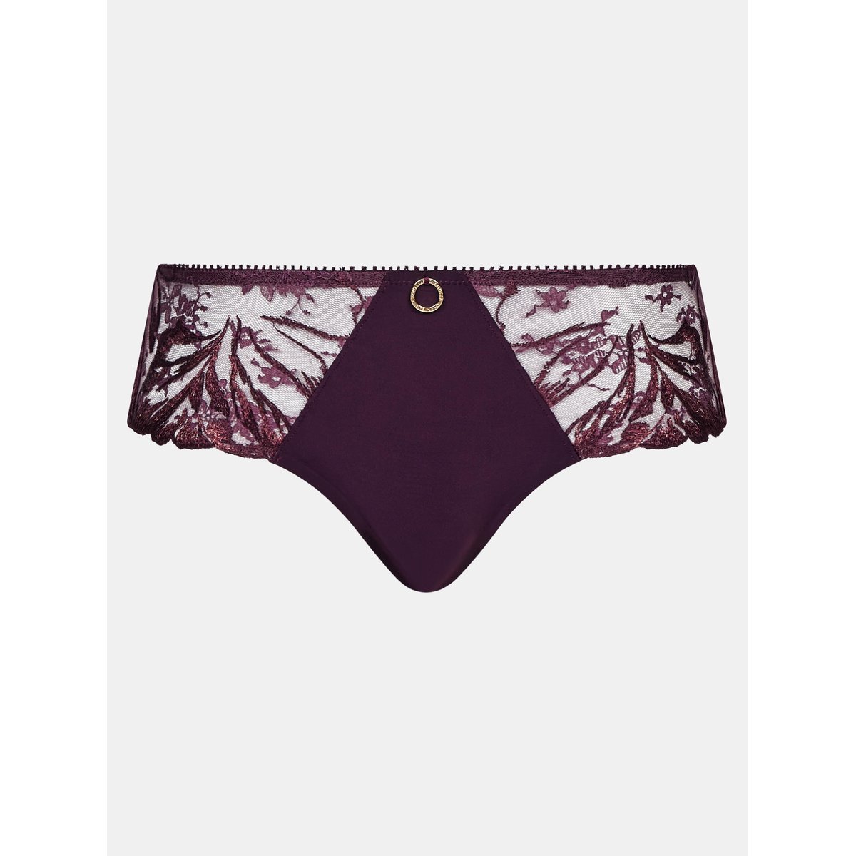Culotte ILLUSION aubergine lurex, CHANTELLE