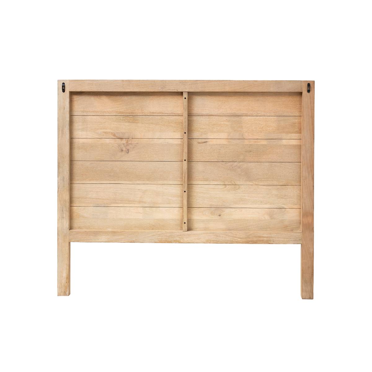 Tête de lit en bois de manguier NOÉMIA bois clair, MADE IN MEUBLES