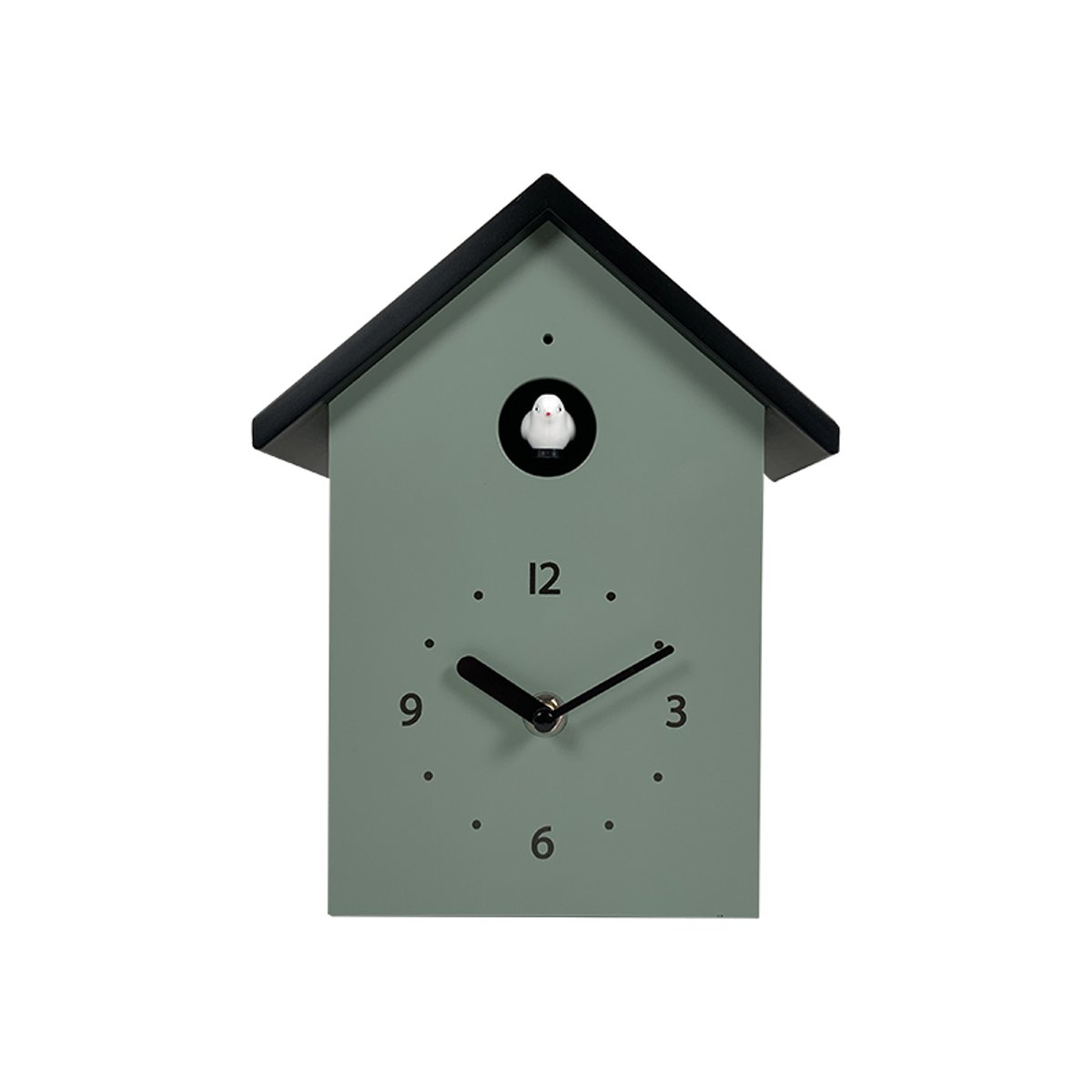 Horloge coucou 20x10x34.5cm vert, EMDE