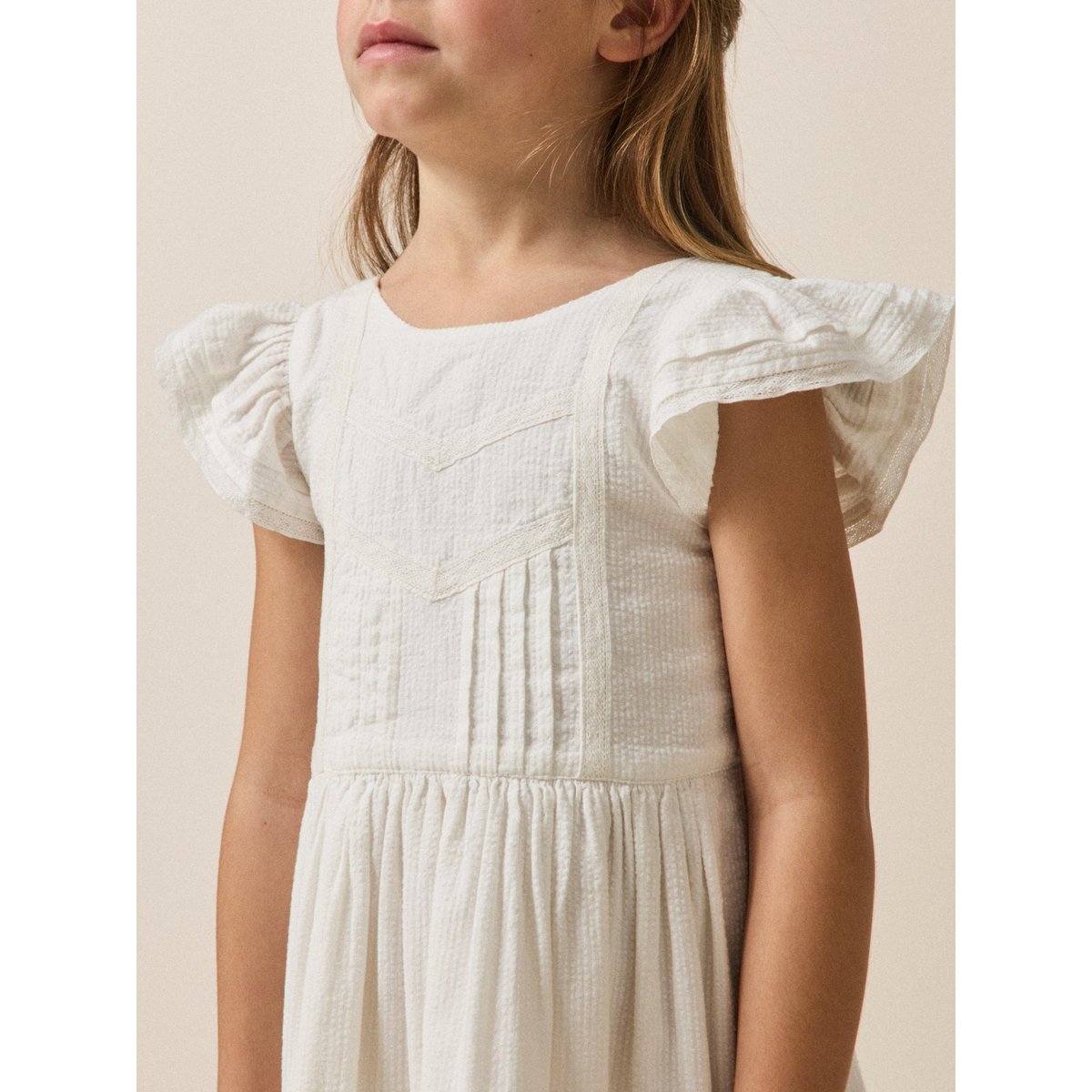 Robe trousseau  Sixtine - Collection Fêtes et Mariages ecru, CYRILLUS