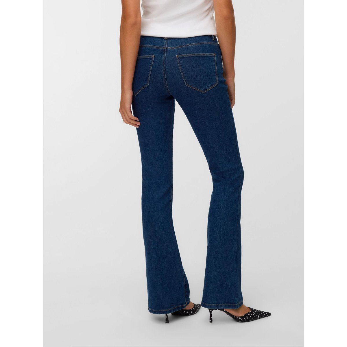 Jean Flared dark blue denim, VERO MODA