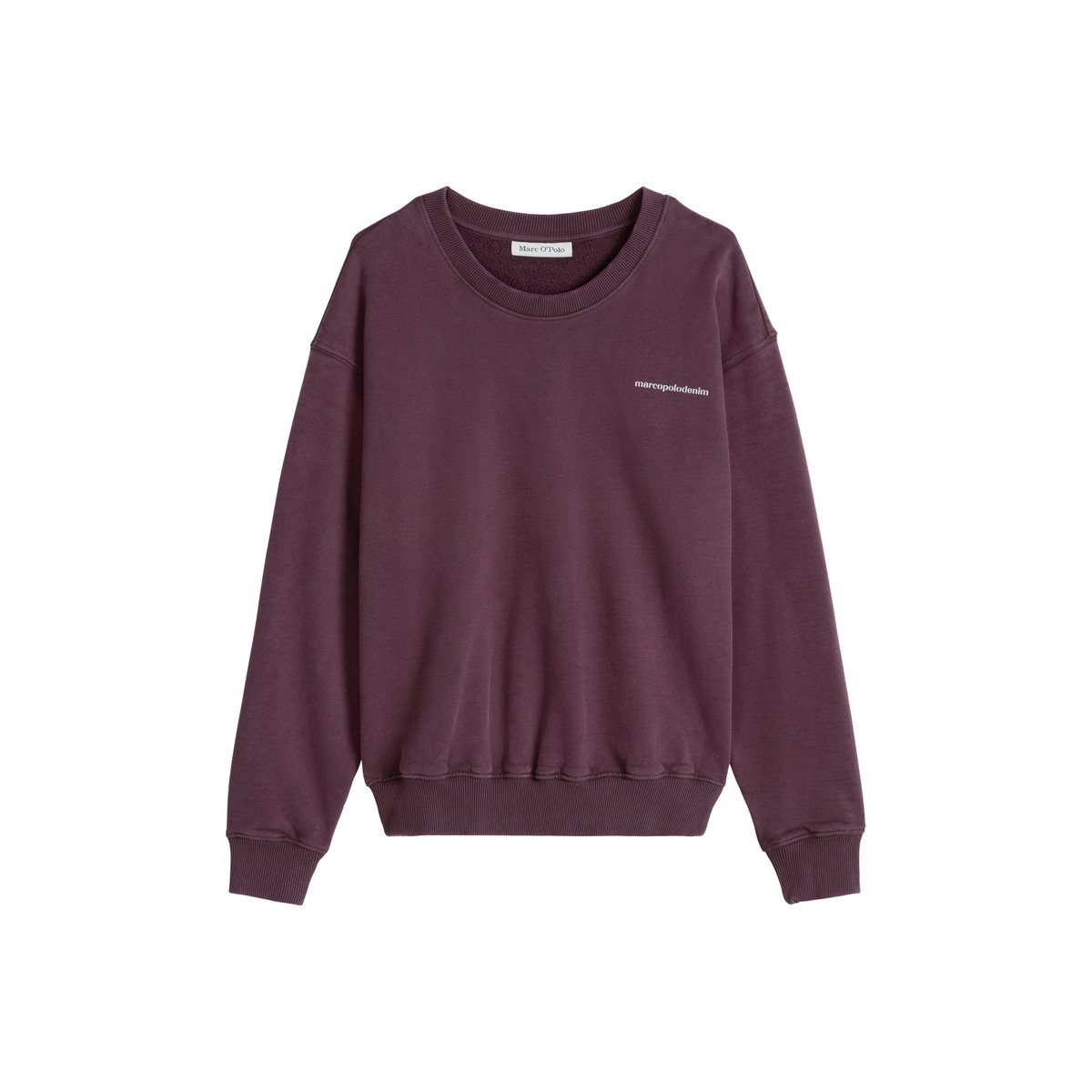 Sweat-shirt ample en coton bio tout doux rouge, MARC O’POLO DENIM
