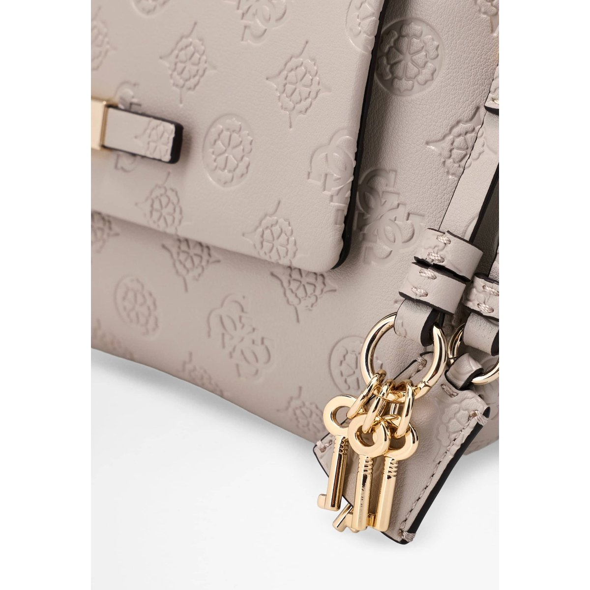 Logo Carmella Crossbody rouge foncé, GUESS