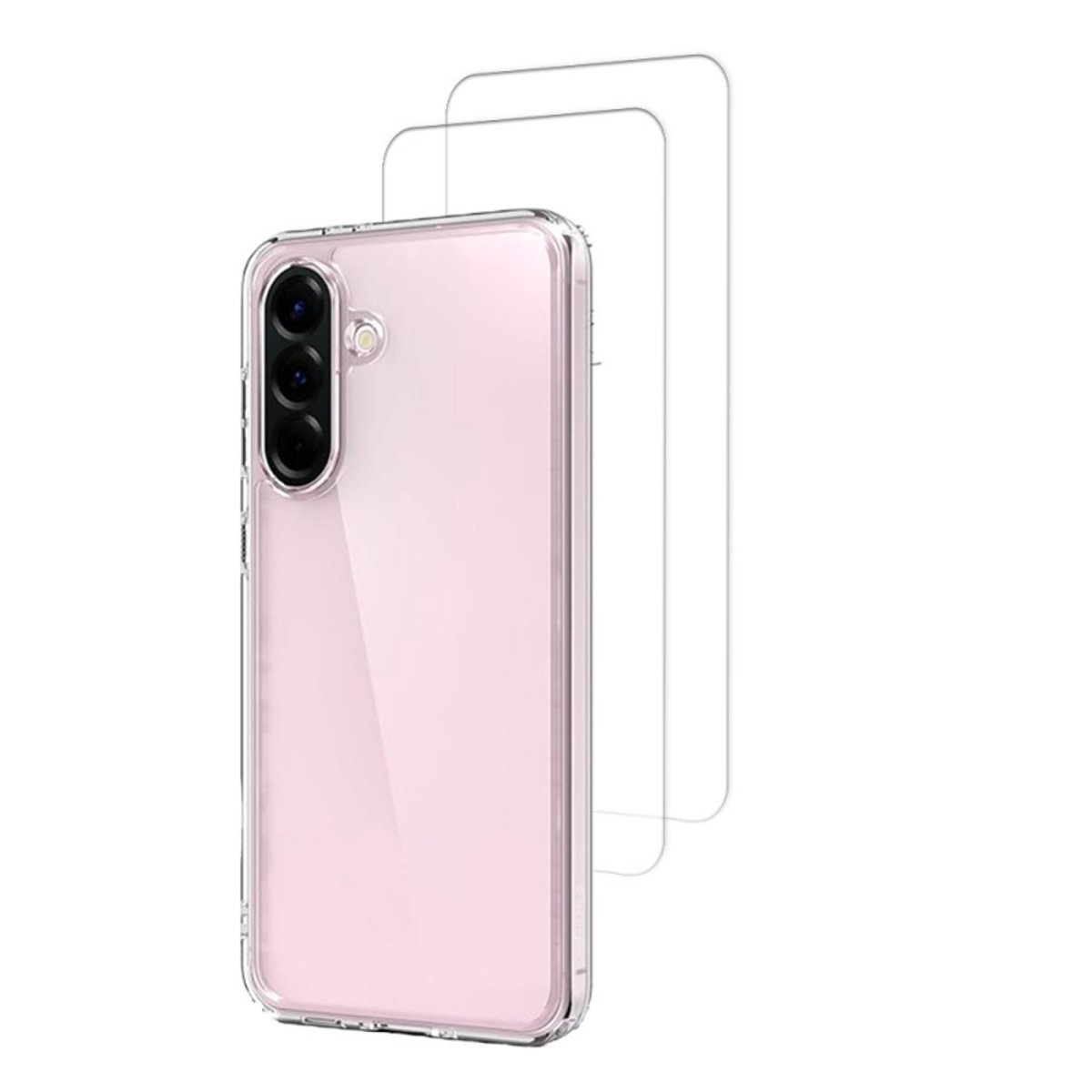 Coque Galaxy A56 antichoc + 2 vitres transparent, EVETANE